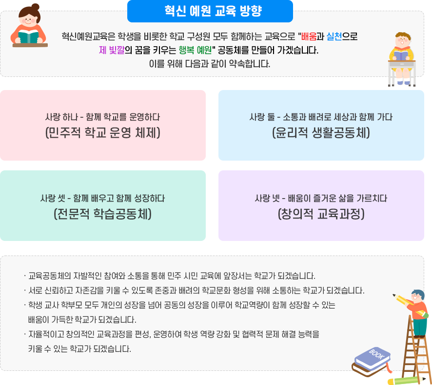 혁신 예원 교육 방향